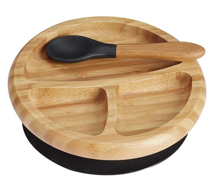 Bamboo Baby Plate And Spoon