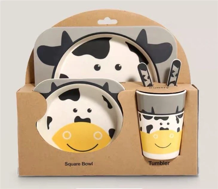 Bamboo Children Tableware Set