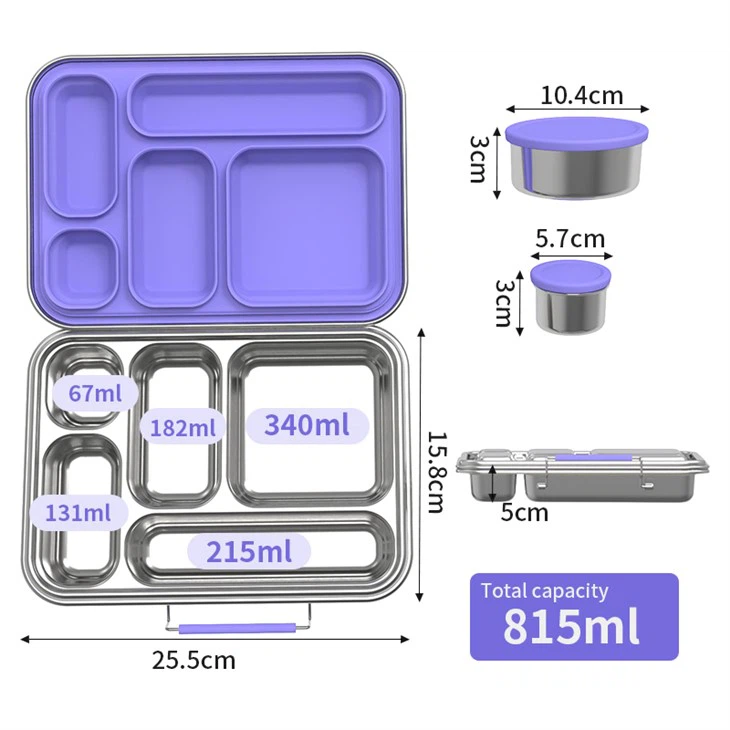 Full Steel Bento Box